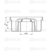 Slika Kanalizacioni slivnik f50 vertikalni-Isaflex 7154